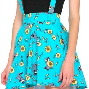 NWT Disney Pocahontas Meeko & Flit Suspender Skirt
